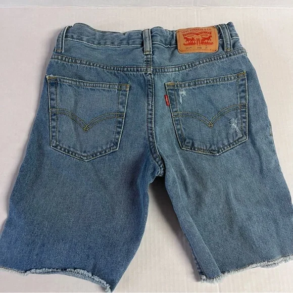 Levi’s Lot of 3 Shorts Denim and Tan Boys 10 Regular - Picture 6 of 11